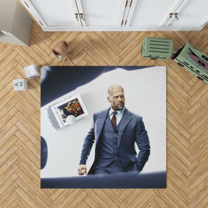 Jason Statham in Fast & Furious Presents Hobbs & Shaw Movie Rug