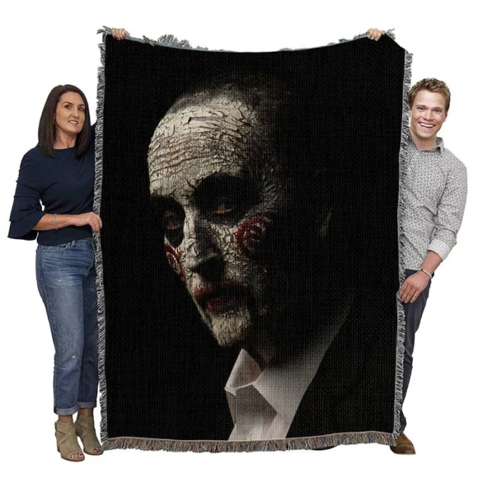 Jigsaw Movie Saw Tobin Bell Woven Blanket