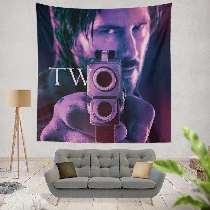 John Wick Chapter 2 Movie Wall Hanging Tapestry