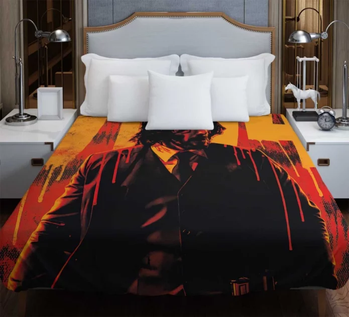 John Wick Chapter 4 Movie Keanu Reeves Duvet Cover