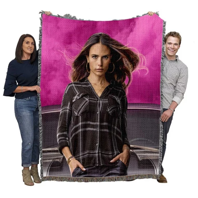 Jordana Brewster Mia Toretto Fast & Furious 9 Movie Woven Blanket