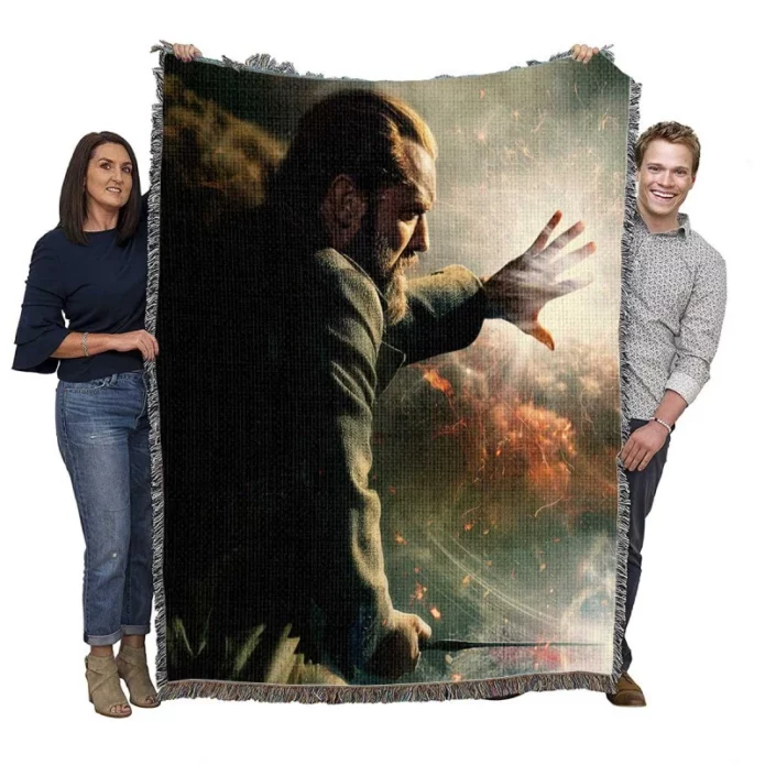 Jude Law Dumbledore Movie Woven Blanket