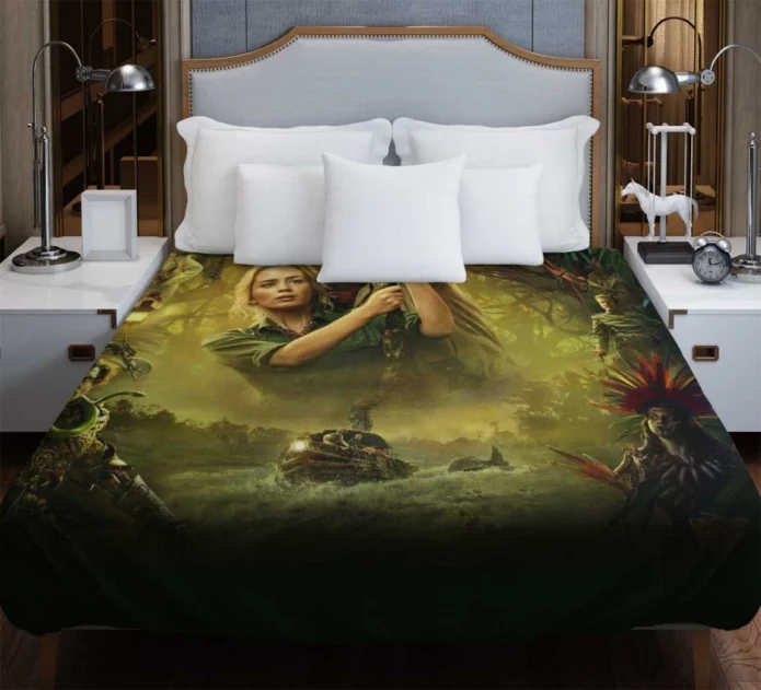 Jungle Cruise Movie Dwayne Johnson Emily Blunt Duvet Cover