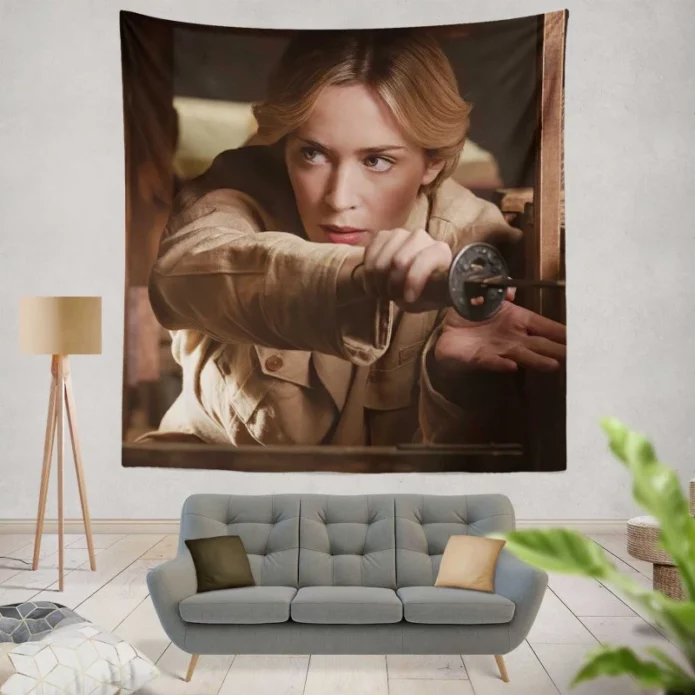 Jungle Cruise Movie Emily Blunt Wall Hanging Tapestry