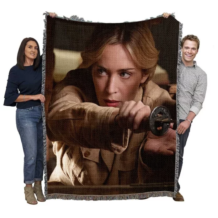 Jungle Cruise Movie Emily Blunt Woven Blanket