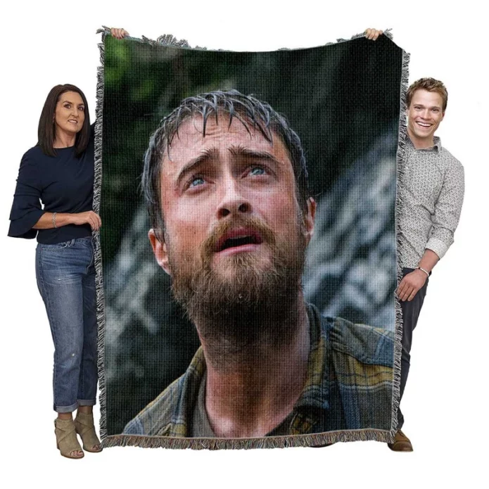 Jungle Movie Daniel Radcliffe Woven Blanket