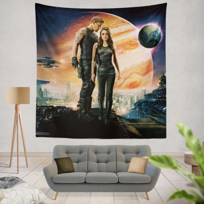 Jupiter Ascending Movie Channing Tatum Wall Hanging Tapestry