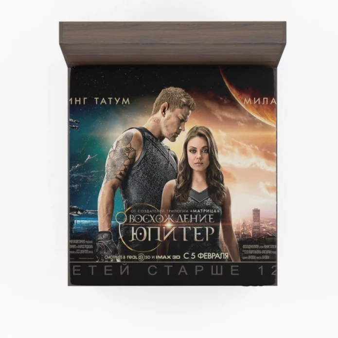 Jupiter Ascending Movie Mila Kunis Fitted Sheet