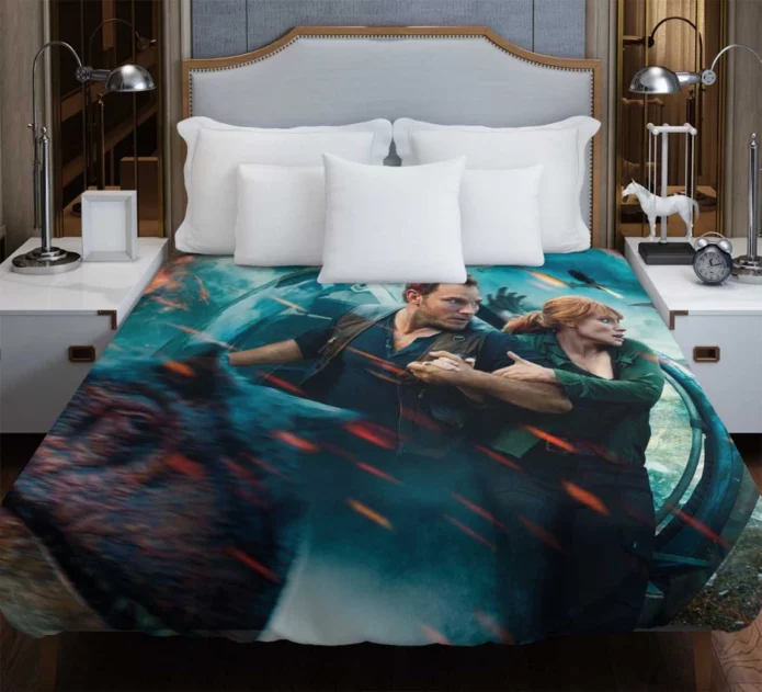 Jurassic World Fallen Kingdom Movie Bryce Dallas Howard Duvet Cover