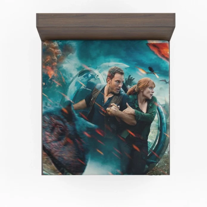 Jurassic World Fallen Kingdom Movie Bryce Dallas Howard Fitted Sheet