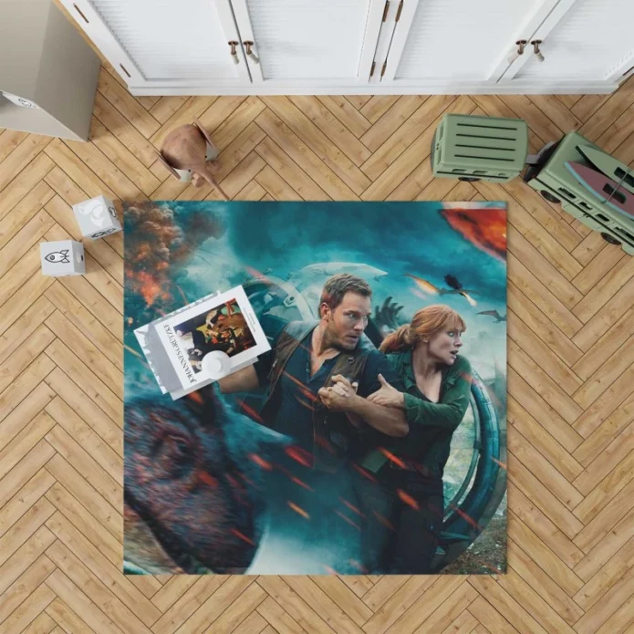 Jurassic World Fallen Kingdom Movie Bryce Dallas Howard Rug