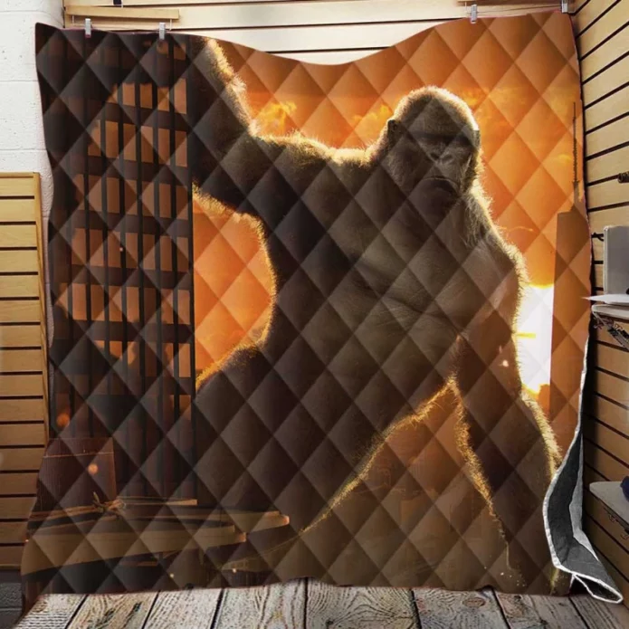 KONG VS GODZILLA Movie King Kong Quilt Blanket