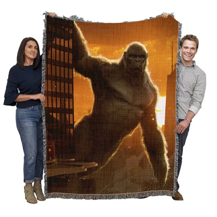 KONG VS GODZILLA Movie King Kong Woven Blanket