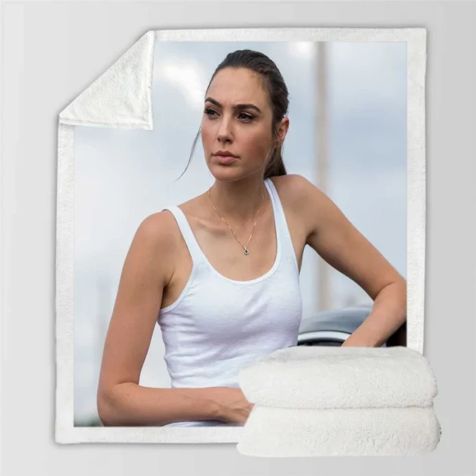 Keeping Up with the Joneses Movie Gal Gadot Sherpa Fleece Blanket