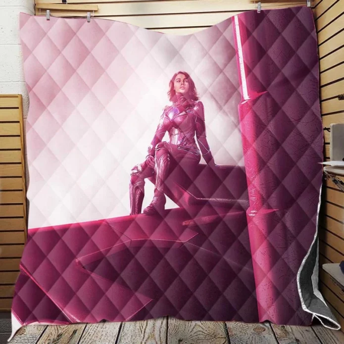 Kimberly Zord in Power Rangers Movie Quilt Blanket