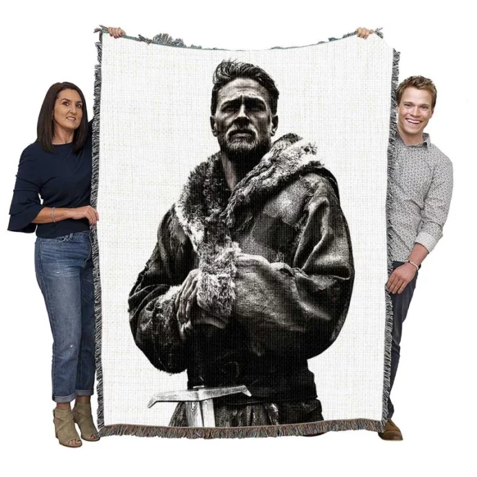 King Arthur Legend of the Sword Movie Charlie Hunnam Woven Blanket