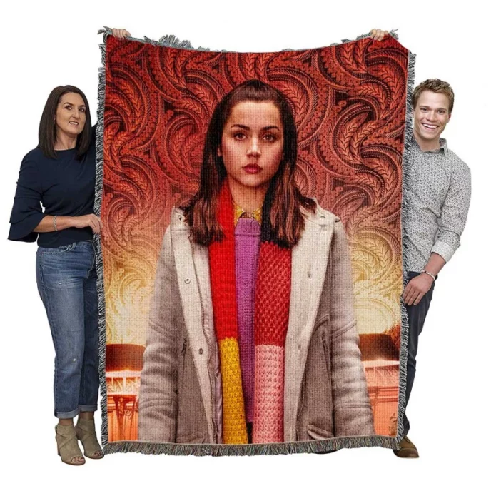 Knives Out Movie Ana de Armas Woven Blanket