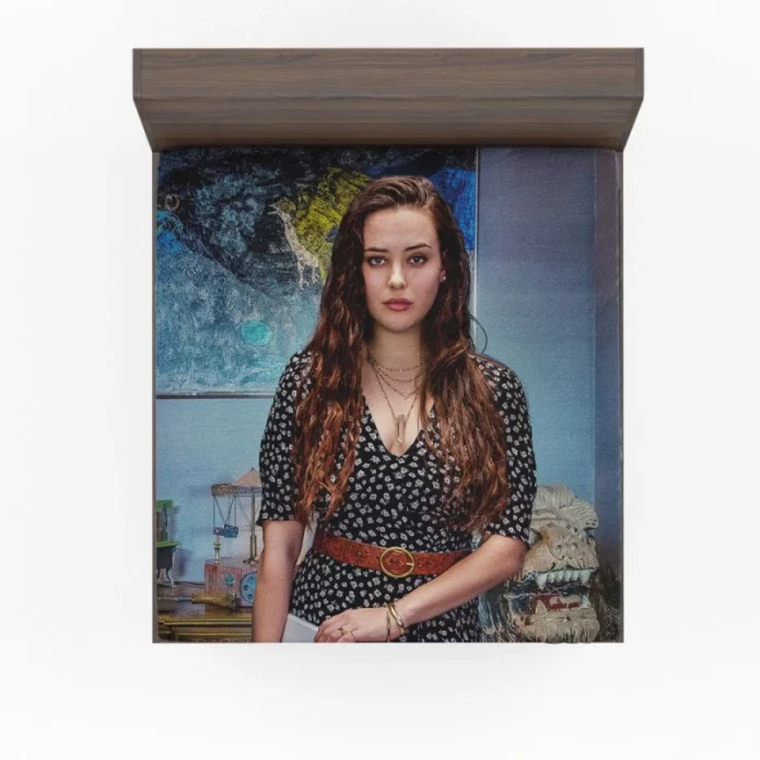 Knives Out Movie Katherine Langford Fitted Sheet