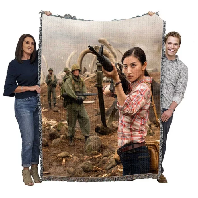 Kong Skull Island Movie Jing Tian Woven Blanket