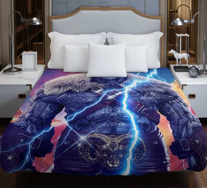 Korg in Thor Love and Thunder Movie Duvet Cover