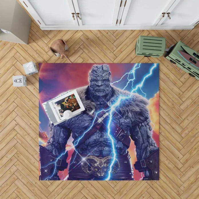 Korg in Thor Love and Thunder Movie Rug