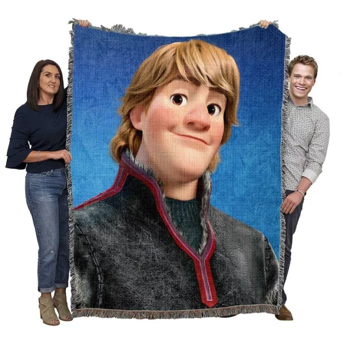 Kristoff in Frozen Disney Movie Woven Blanket