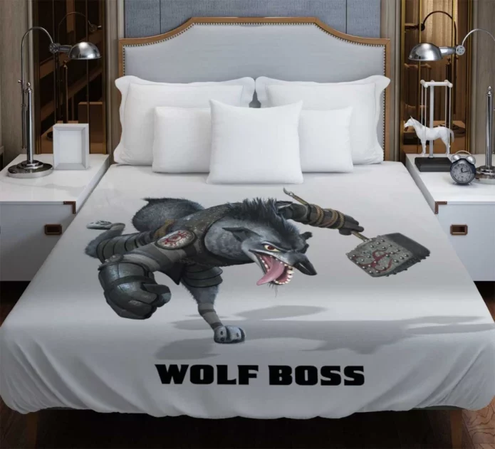 Kung Fu Panda 2 Movie Boss Wolf Duvet Cover