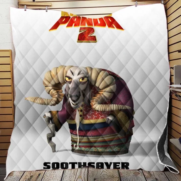 Kung Fu Panda 2 Movie Soothsayer Quilt Blanket