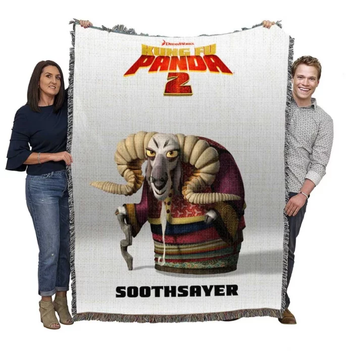 Kung Fu Panda 2 Movie Soothsayer Woven Blanket