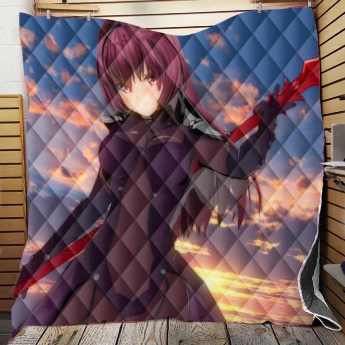 Lancer Fate Grand Order Japanese Anime Quilt Blanket