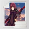 Lancer Fate Grand Order Japanese Anime Sherpa Fleece Blanket