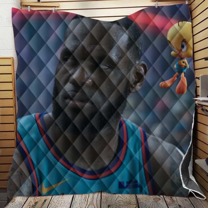 LeBron James Space Jam 2 Movie Quilt Blanket