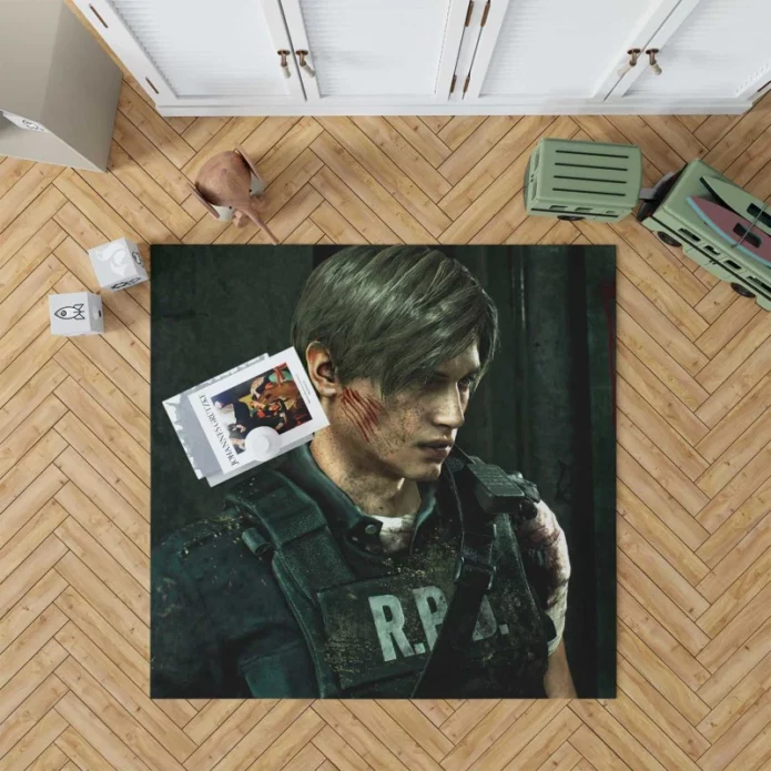 Leon S Kennedy Movie Resident Evil 2 Rug