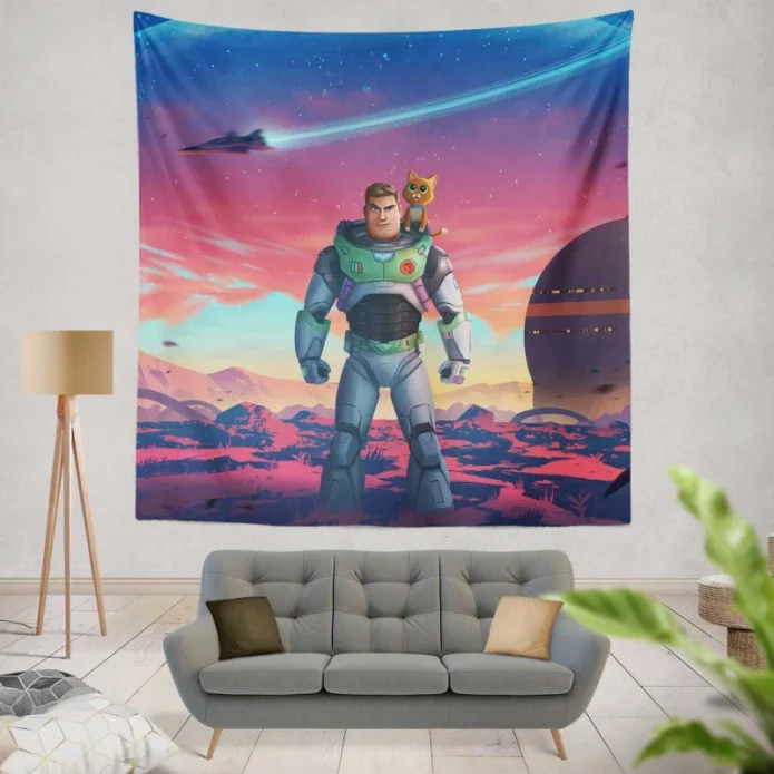 Lightyear Movie Buzz Lightyear Wall Hanging Tapestry