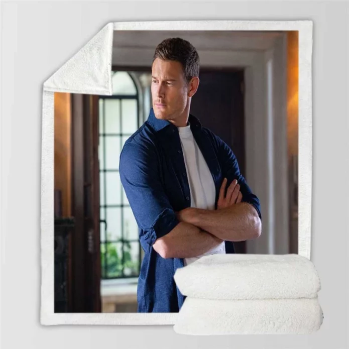 Love in the Villa Movie Tom Hopper Sherpa Fleece Blanket