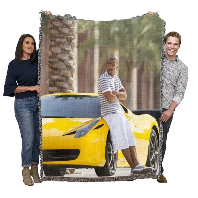 Ludacris Tej in Furious 7 Movie Woven Blanket