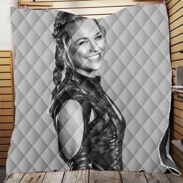 Luna Ronda Rousey in The Expendables 3 Movie Quilt Blanket