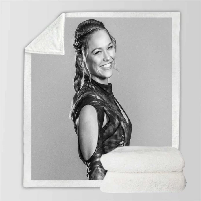 Luna Ronda Rousey in The Expendables 3 Movie Sherpa Fleece Blanket