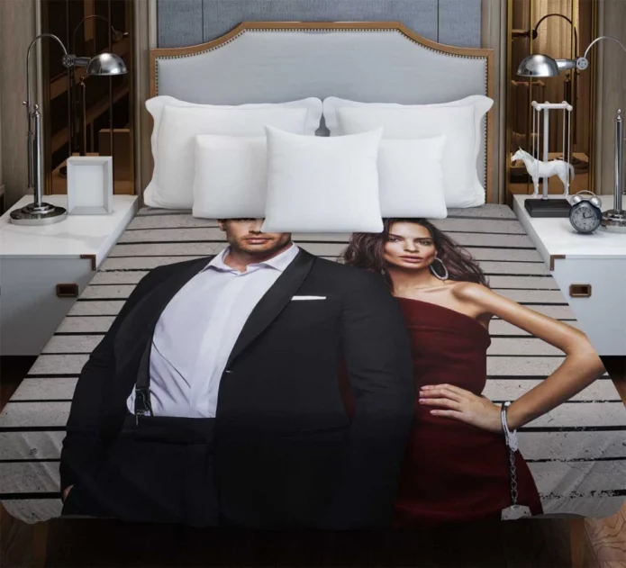 Lying and Stealing Movie Emily Ratajkowski Theo James Duvet Cover