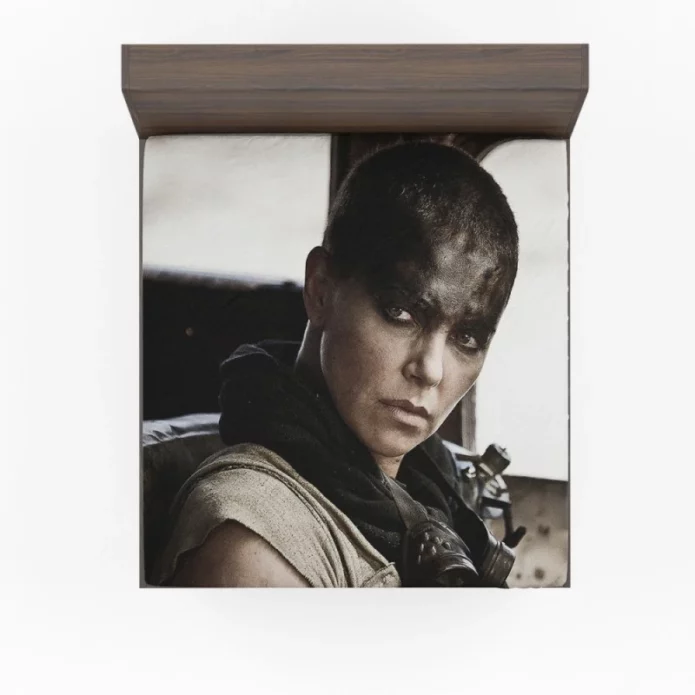 Mad Max Fury Road Movie Charlize Theron Fitted Sheet