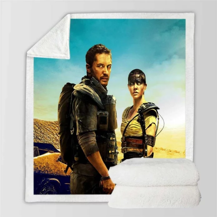 Mad Max Fury Road Movie Max Rockatansky Sherpa Fleece Blanket