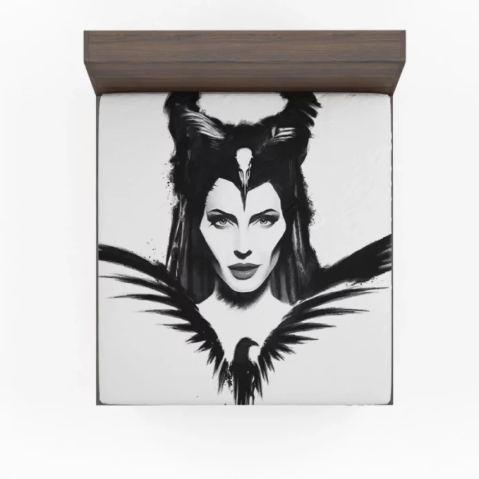 Maleficent Mistress of Evil Movie Angelina Jolie Fitted Sheet