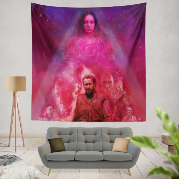 Mandy Movie Nicolas Cage Andrea Riseborough Wall Hanging Tapestry