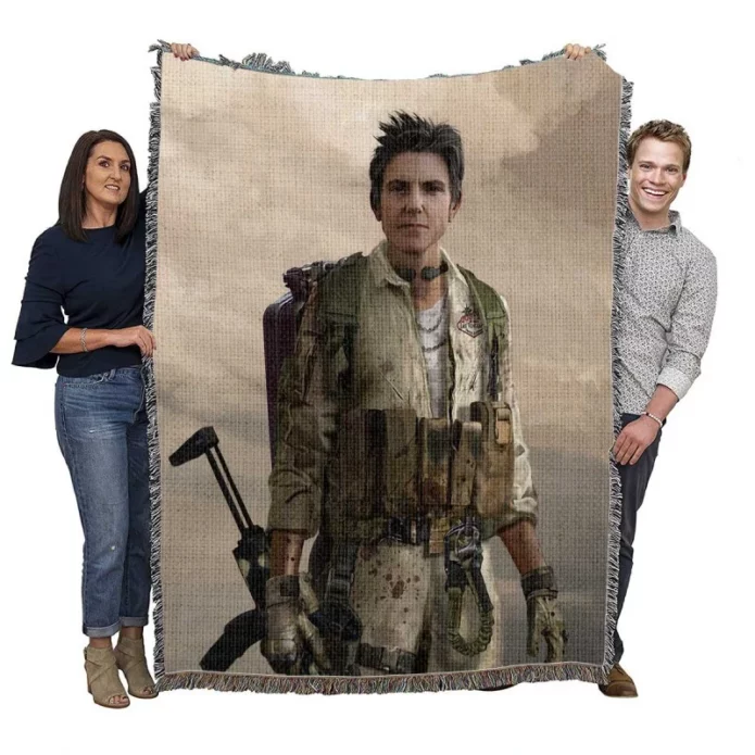 Marianne Peters in Army of the Dead Movie Woven Blanket