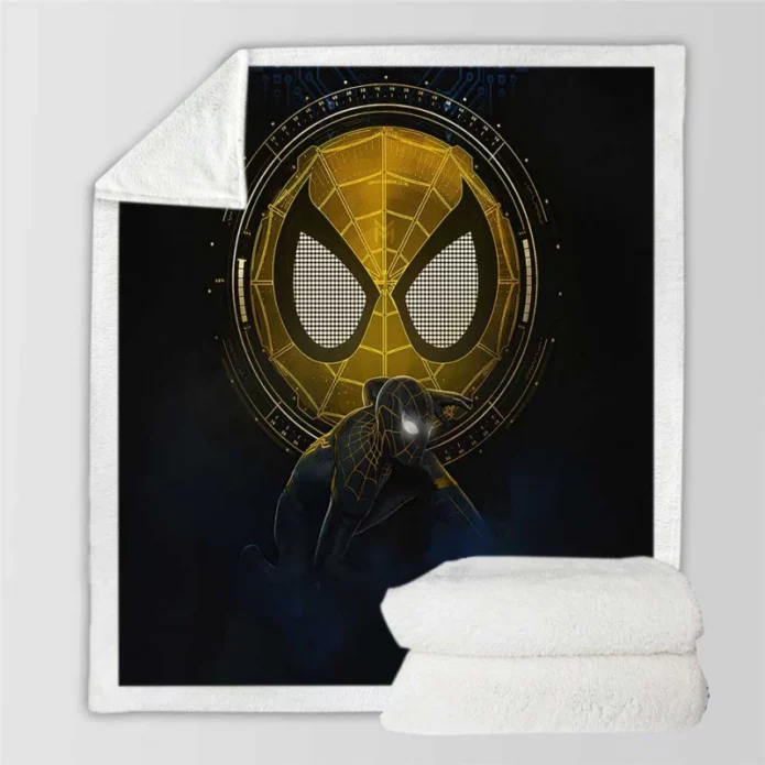 Marvel Cinematic Universe Spider-Man Movie Sherpa Fleece Blanket