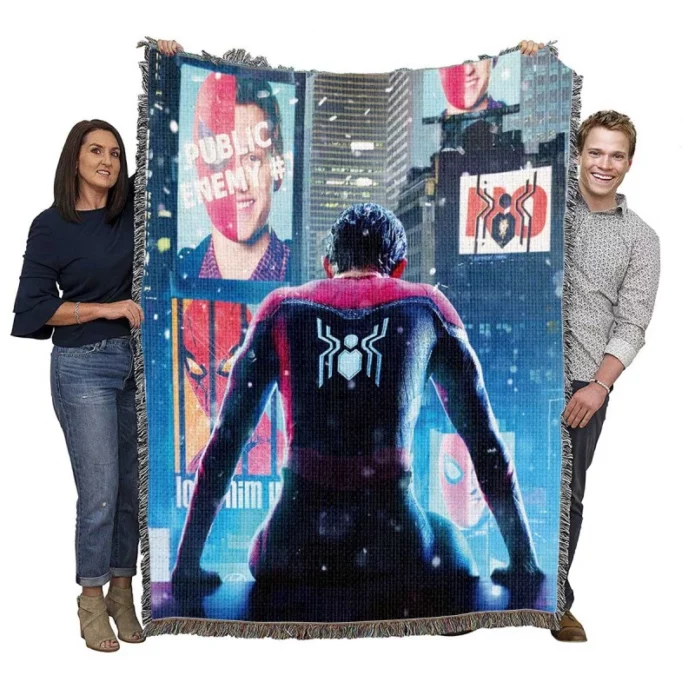 Marvel Spider-Man No Way Home Movie MCU Woven Blanket