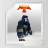 Master Gorilla in Kung Fu Panda 2 Movie Sherpa Fleece Blanket