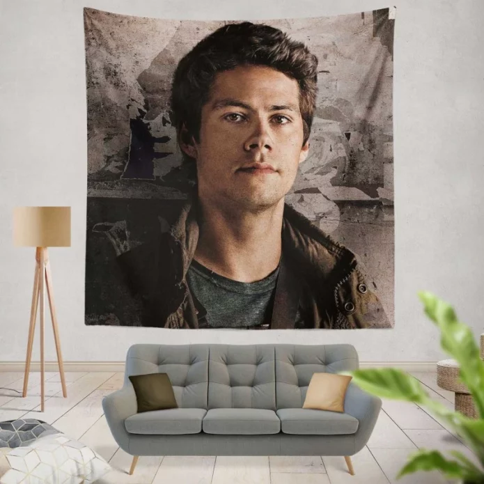 Maze Runner The Death Cure Movie Dylan OBrien Wall Hanging Tapestry