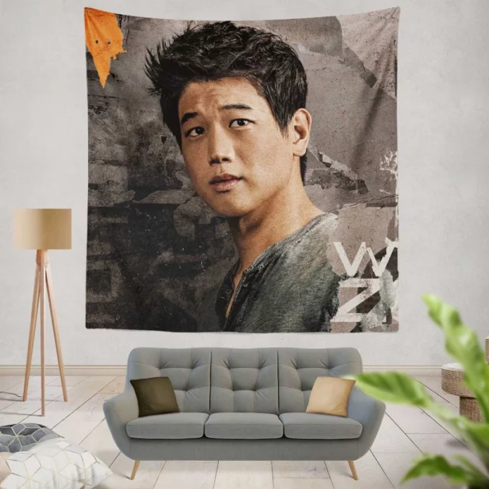 Maze Runner The Death Cure Movie Ki Hong Lee Wall Hanging Tapestry