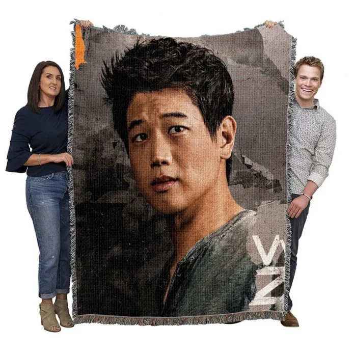 Maze Runner The Death Cure Movie Ki Hong Lee Woven Blanket